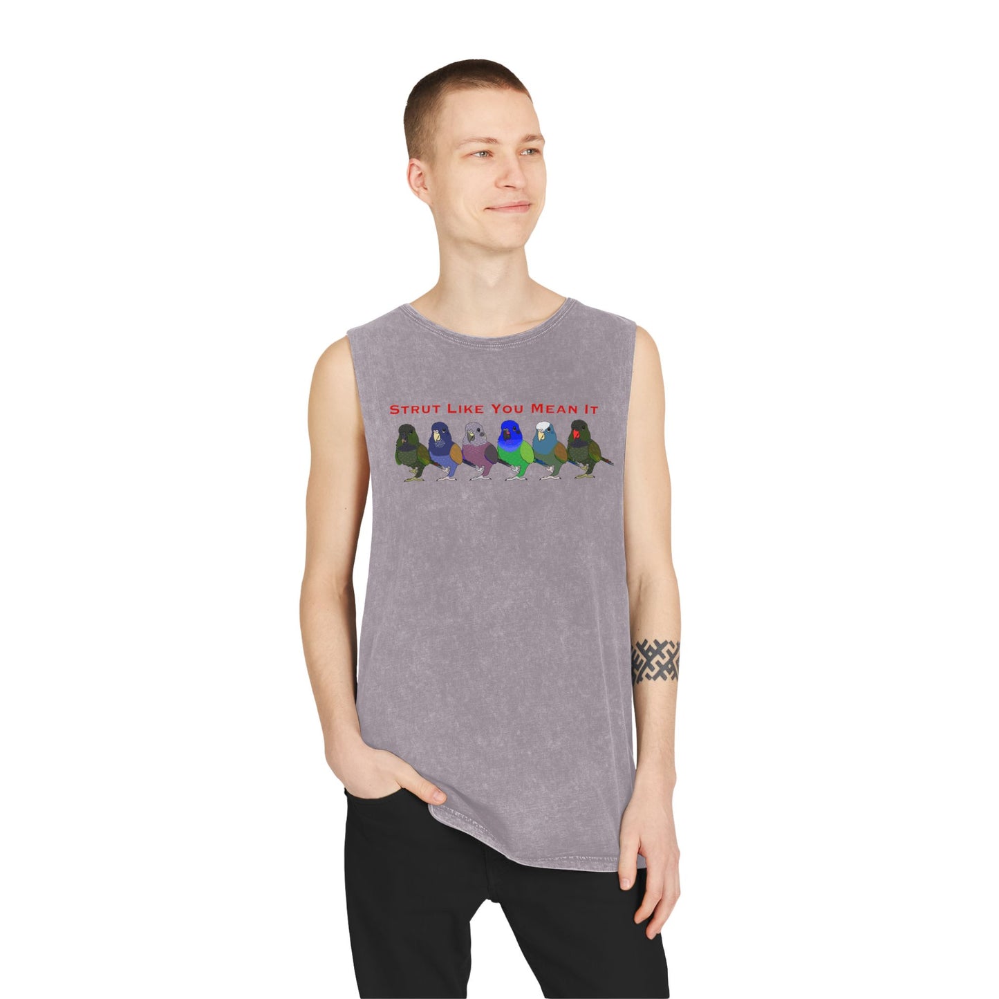 Unisex Stonewash Tank Top