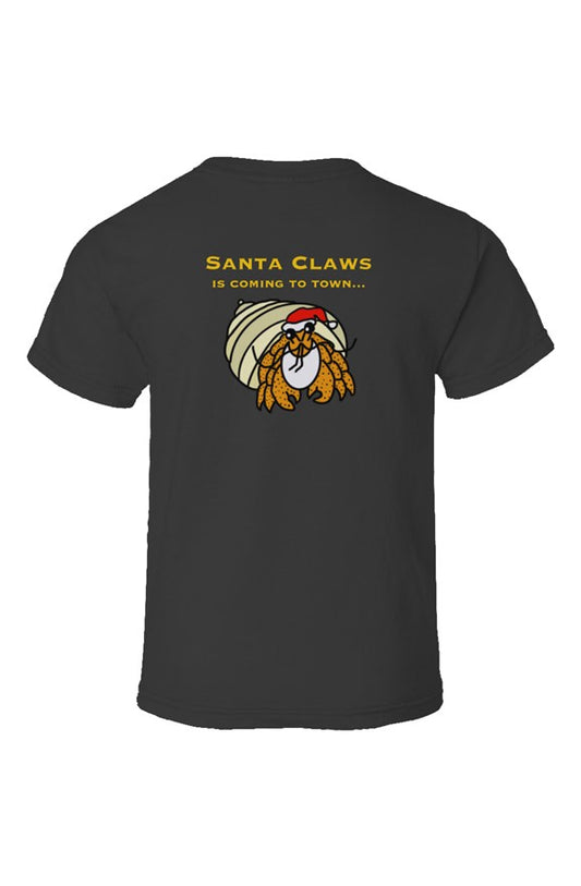 Santa Claws Kids T Shirt