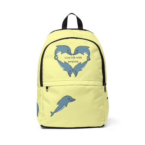 Live Life with Porpoise Backpack